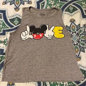 MICKEY MOUSE LOVE M Muscle Tank Top